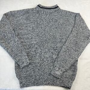 Playboy special edition Vintage acrylic Sweater Gray Navy Men’s Size 1X